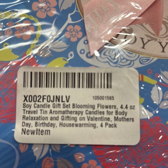 NWT Packaged ENJOY YOUR LIFE SOY CANDLE SET 100% soy wax - Picture 5 of 5